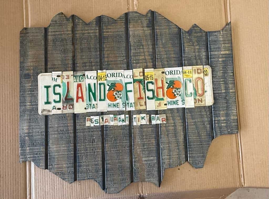 Island Fog and Co Business Sign