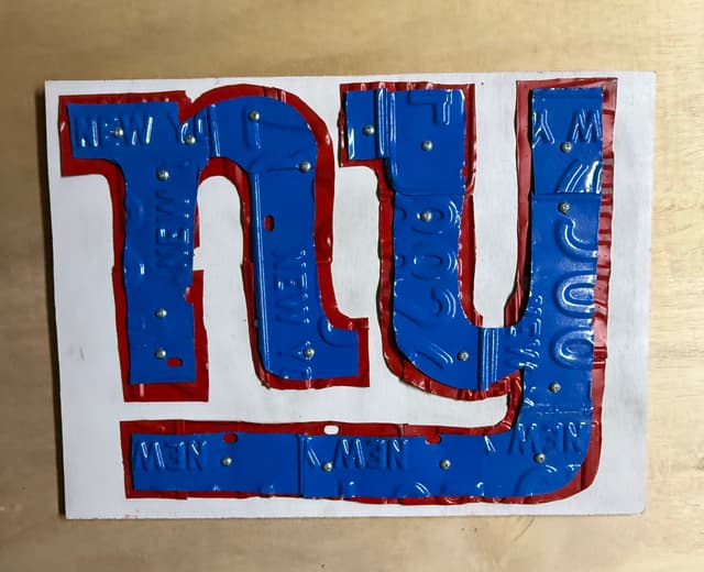 New York License Plate Art