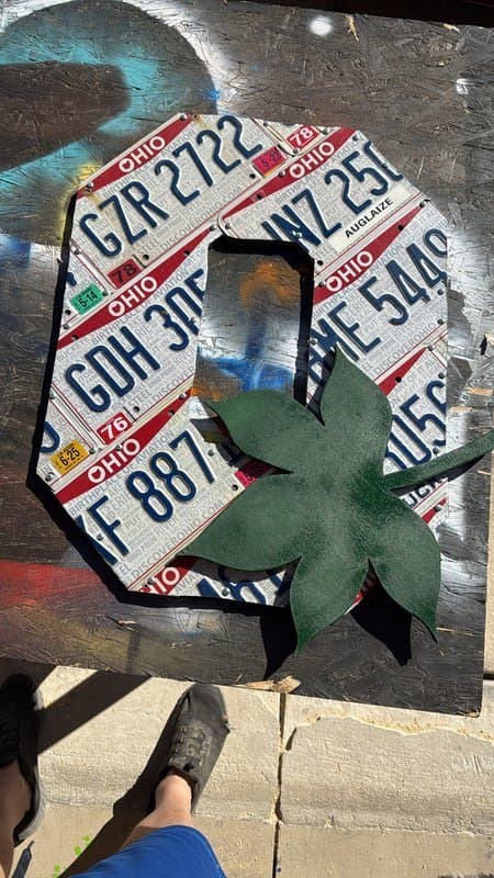 Ohio License Plate Art