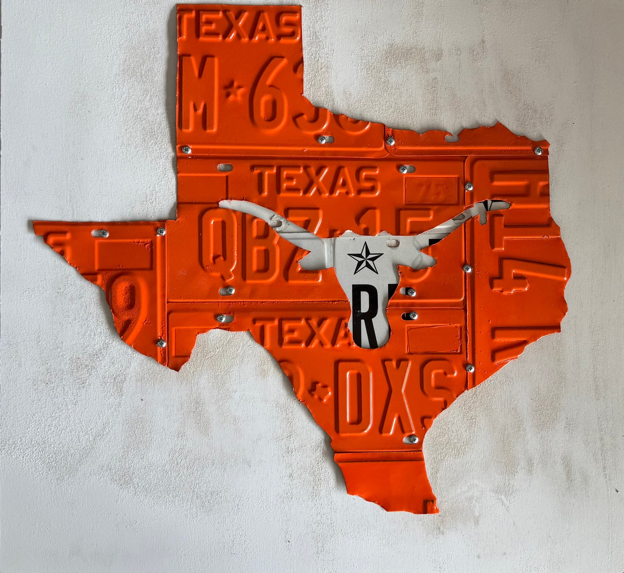 License plate art comparison with canvas art