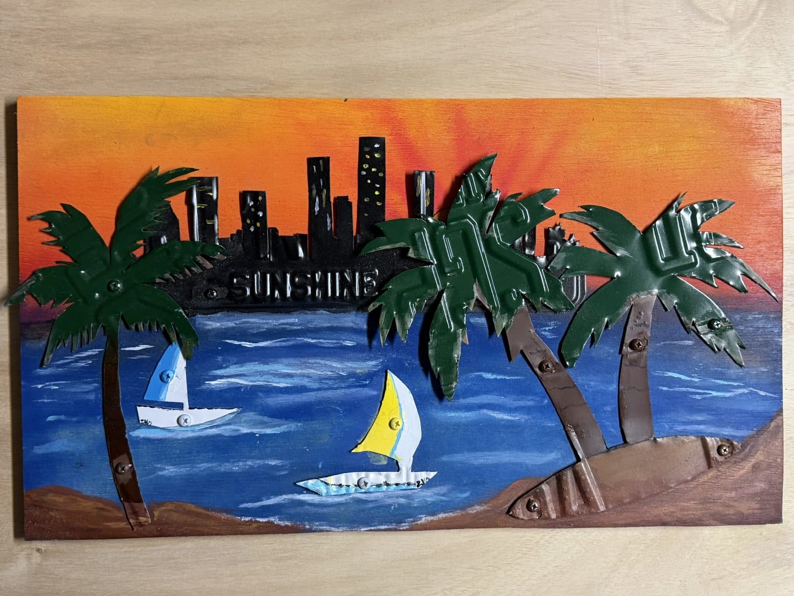 Tropical Sunset Scene