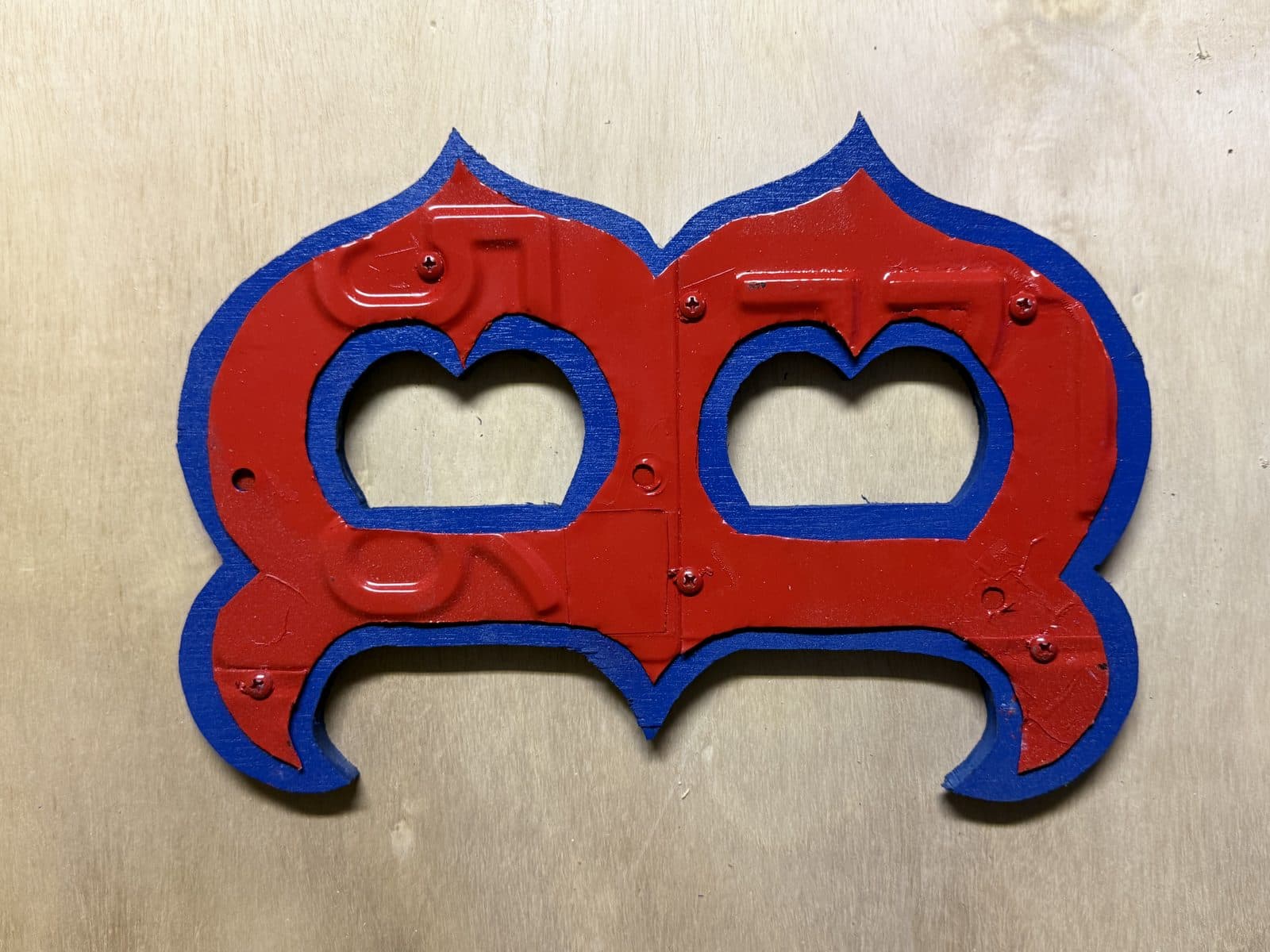 Boston Red Sox License Plate Art