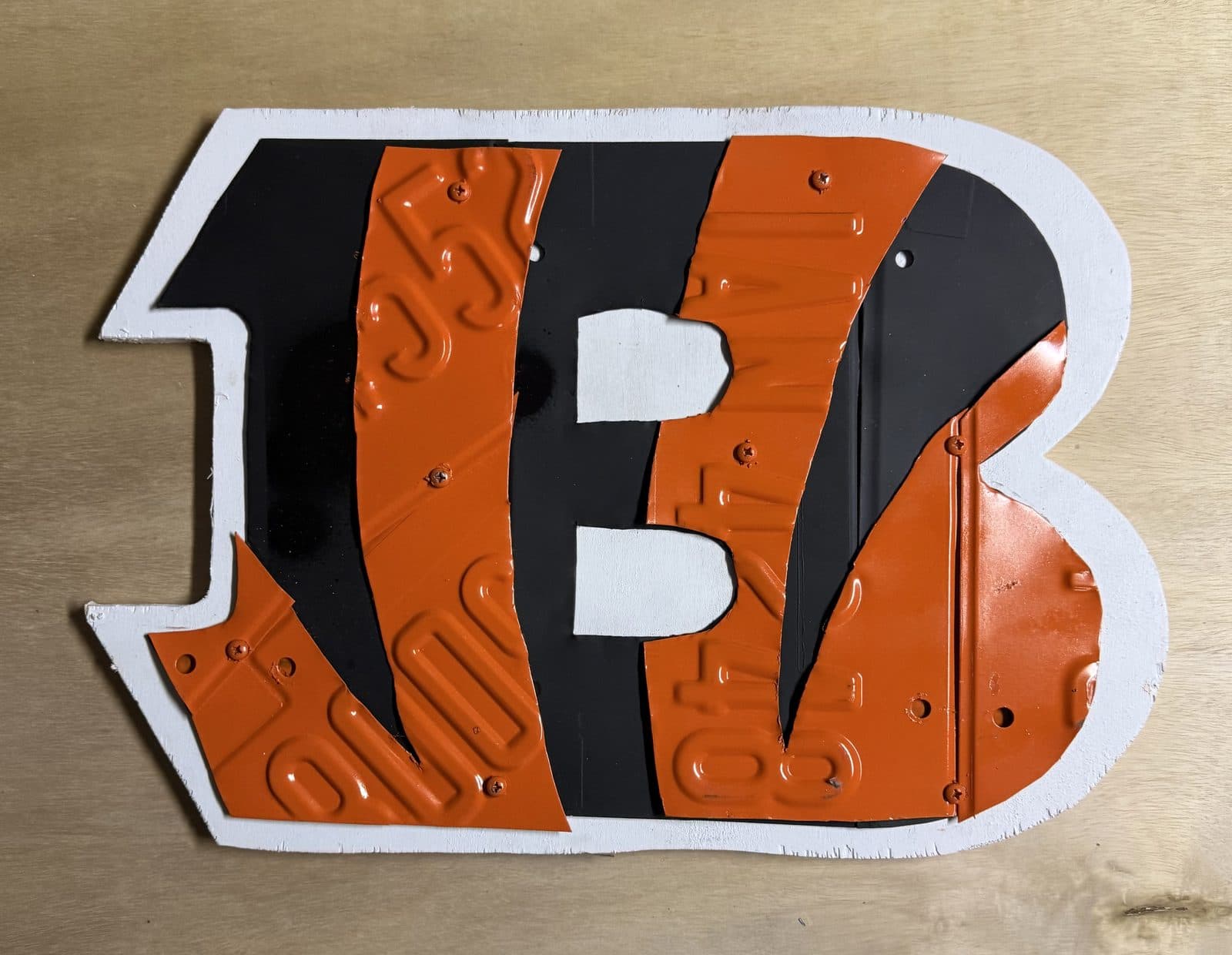 Cincinnati Bengals License Plate Art