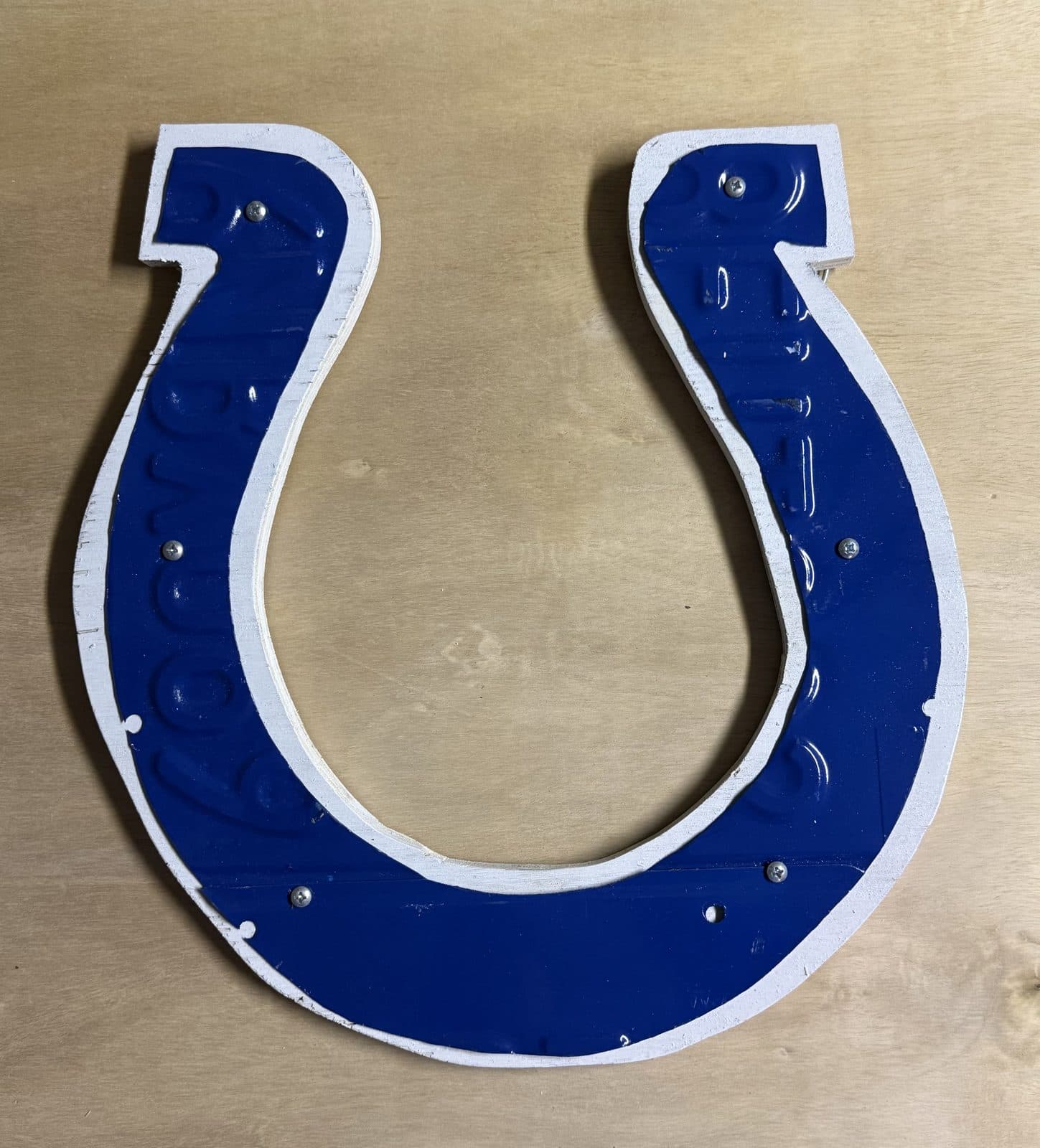 Indianapolis Colts License Plate Art