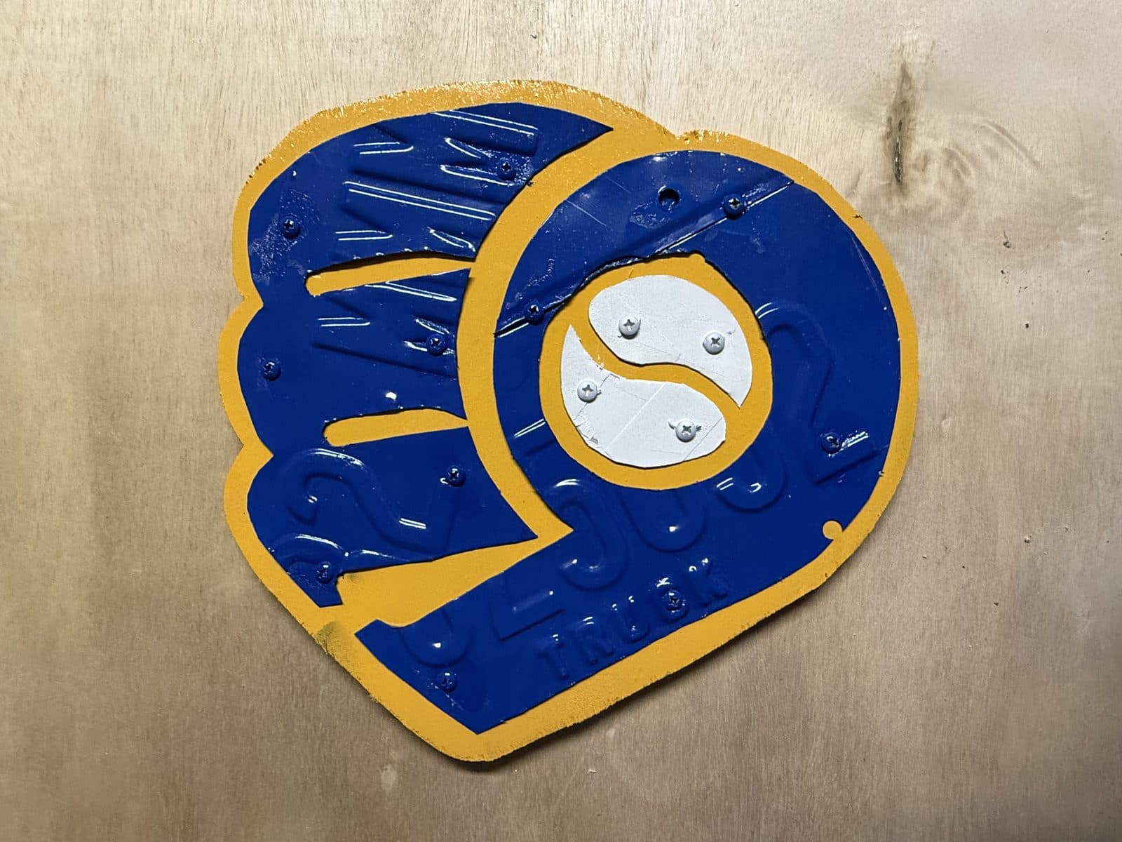 Milwaukee Brewers License Plate Art