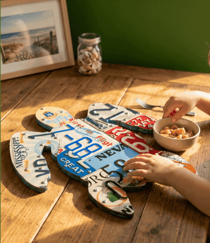 Cut from real plates